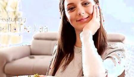 Isabella De Laa is a tall drink of water who is dressed to impress for her date with Lutro. Lutro