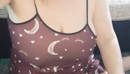 cork cigarette in a little night gown