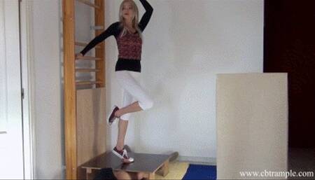 Merciless Trampling in Converse by Alina - with Cumshot Compilation (HD)