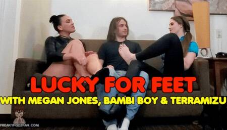 Lucky for Feet - Bambi Boy, Megan Jones & TerraMizu - HD 720 WMV