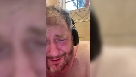 Watch Kinkkires Face as He Takes His Thickest Dildo yet!