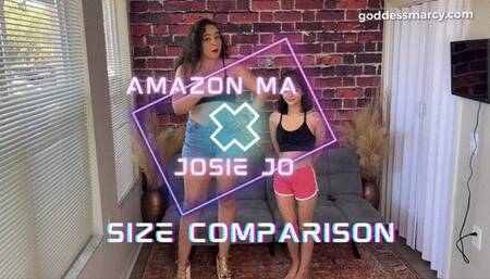 Size comparison: Amazon Marcy vs Josie Jo