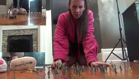 Giant Riley Destroys Sons Toys!