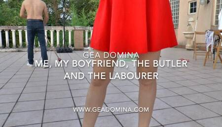GEA DOMINA - CUCKOLD: ME, MY BOYFRIEND, THE BUTLER AND THE LABOURER (MOBILE)