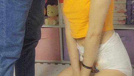 Belle Blowjob and Facial