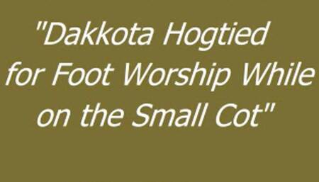 Dakkota Hogtied for Foot Worship - SQ