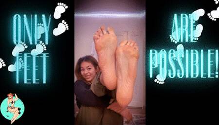 THROWBACK: Only Feet Are Possible! Ft Princess Onyx Kim - HD MP4 1080p Format