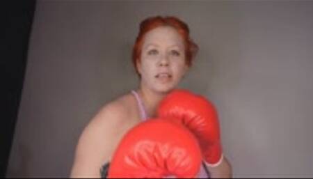 Stepsis Boxing POV and Humiliates you before she Knocks you out! WMV 720