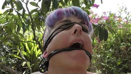 Maya Homerton - Cruel Supertight Chair Tie in a Public Park - Full Clip mp4 SD