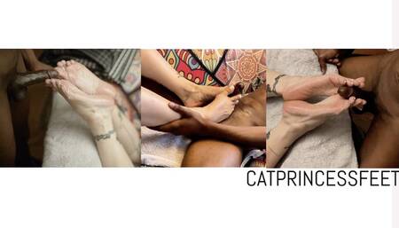 Cumshot Collection CatPrincessFeet x Bonezzay, BBC on Hungarian milf feet