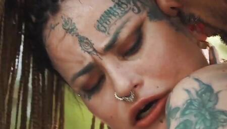 Insatiable Korinha with Two Cocks in Her Mouth