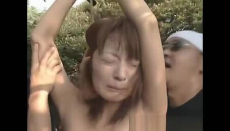 Nice oriental Akane Mochida in outdoor
