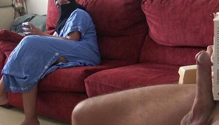 Egypt sharmota stepsister gets massive cumshot from perverted stepbrother