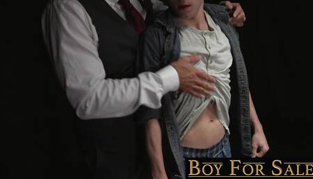 BoyForSale Slave twink gets fucked by beefy suited master