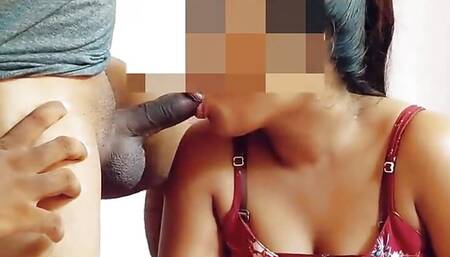 srilanka desi indian girl big dick sucking cums in mouth