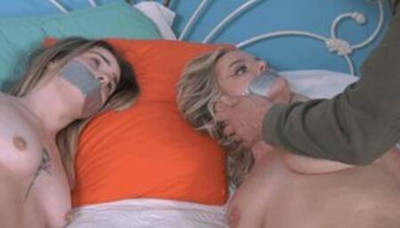 Naked, Hogtied, Toe Tied and Tape Gagged, Chanel Camyrn and Vicki Marie Will Do What it Takes to Capture the Big Boss! 1080p Version