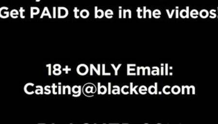 BLACKED Insatiable Ella can't keep her hands to herself two Skank two