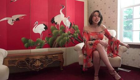 Induction into becoming a mindless masturbating money machine for Amber Chase