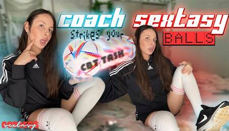 Coach Sextasy Strikes Your Balls CBT Task