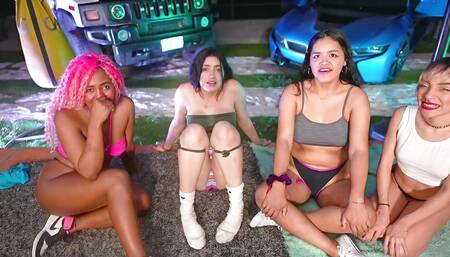 Four Girls Decide to Have a Super Sexual Encounter.