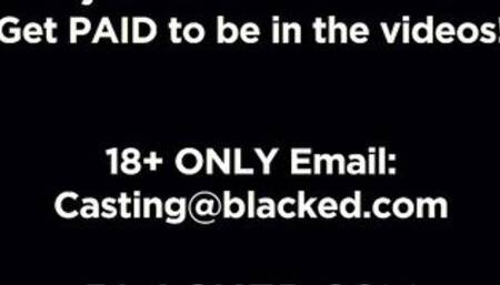 BLACKEDRAW Thin & pale Mazy ride the hardest big black cock ever