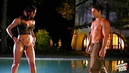 On a Nice Summer Evening She Wanted a Fat Dick in Her Tight Latina Ass