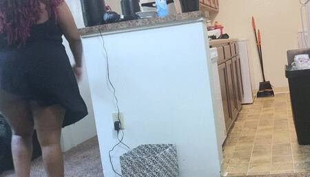 Teenie David gets Covered in a Sexy Giantess Dirty Clothes 1080