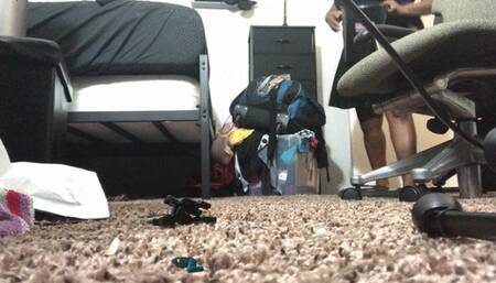 Tiny Human tries Desperately not to be found by Giantess 1080