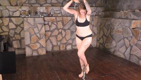 Heavy Chains - Summerspecial - Rija Mae chained from the ceiling (mov)