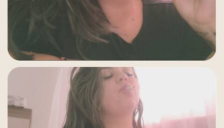 Cigarette fisted in the morning