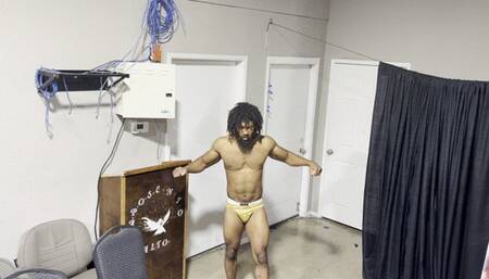 Trunks pulling, wedgies and ab attacks!