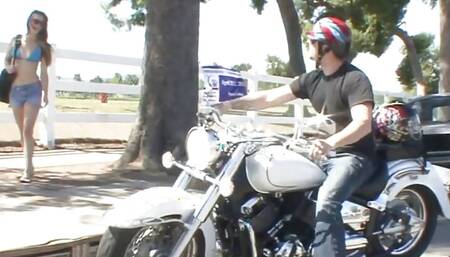 Gorgeous Kristine Kay pussy licked by the horny stud