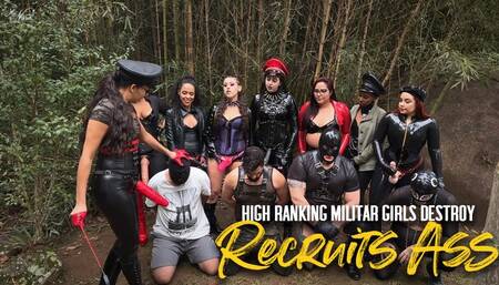 Military high ranking mistresses gangbang slave recruits in the jungle (1080 EN-sub)
