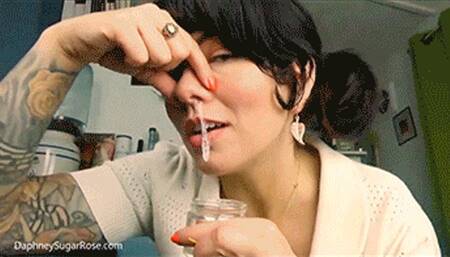 * 854x480p * Snot & Saliva Collected With Sneezes ,Pt 1 - Mp4