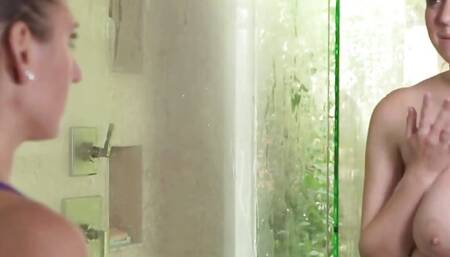 Horny and pornstar loving Alex Chance fucks and big titted Mila Brite