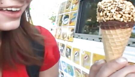 Icecream man fucked cute teen Beau Marie