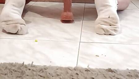 Sexy gay ass with dildo