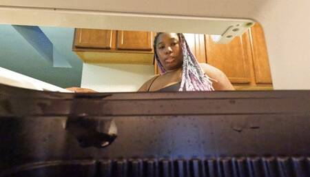 Tiny Human in Giantess Refrigerator POV 4k