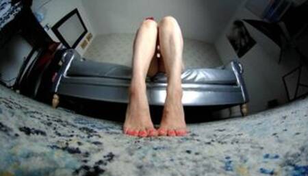 Making my Tiny clean my toe-jam