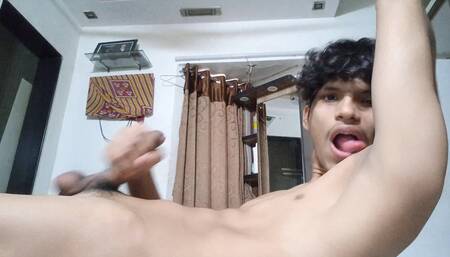18teen Boy Feeling Horny with His Giant 8inch Dick
