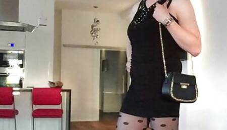 Nicki-Crossdress - sexy Sissy in Pantyhose & Boots