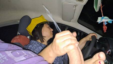 Night Taxi Cab Ride with Stepsis Double Surprise