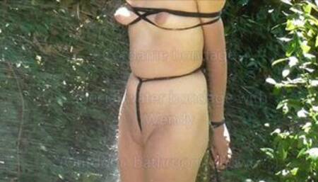 Special water bondage with Wendy