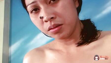 Black Asian Slut Travels Around the World and Gets Pummeled on Vacation