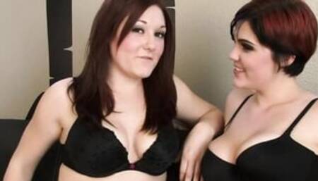 Friends Swapping A Strap-On - Vivian Lavey & Cassey Lyn two