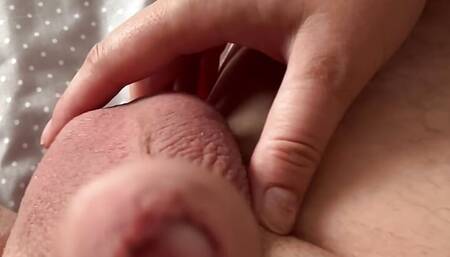 I gave his young cock a nice morning BJ and he exploded with CUM