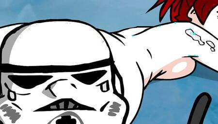 Star Wars Parody A New Fetisch monstrous Wampa