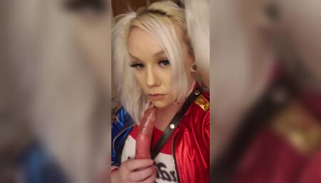My Sloppy Tongue's Busy Spitting & Gagging, Deepthroat Swallowing a Hard Cock