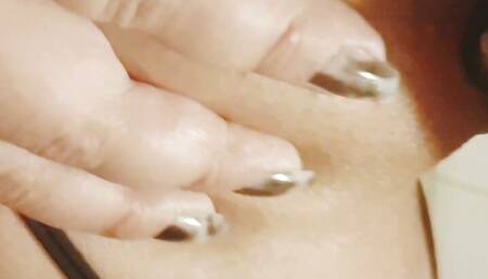 Good girl washes her asshole enema