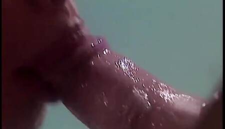 Bridgette Kerkove gets facial from muscular stud in an office